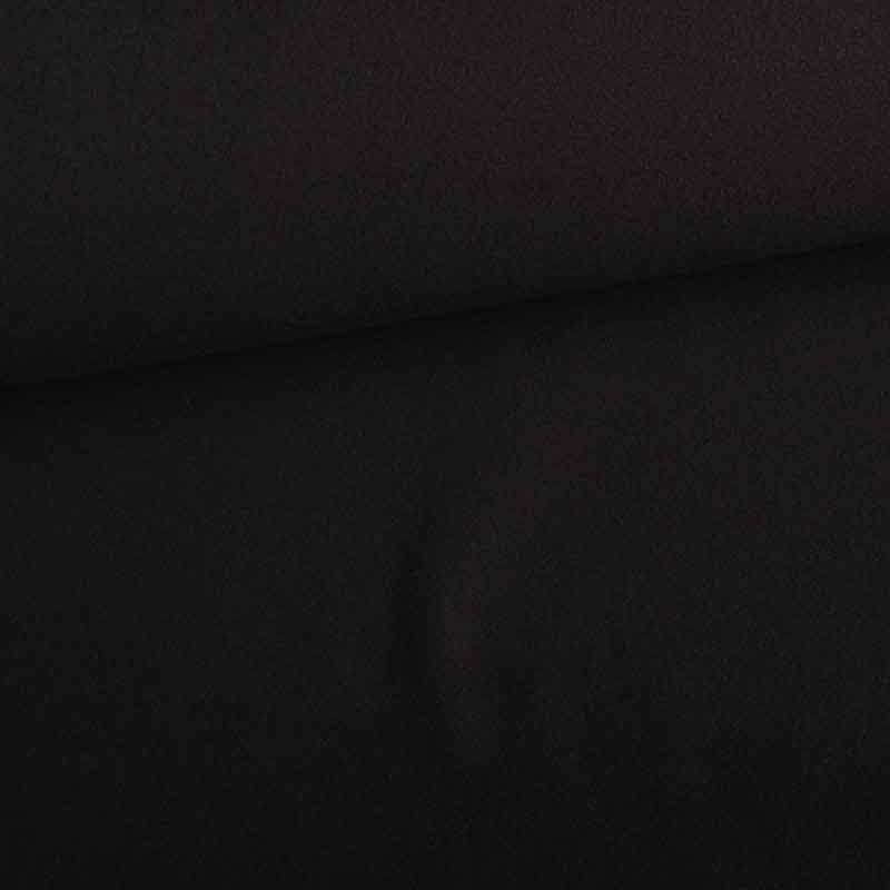 Fleece fabric deluxe black