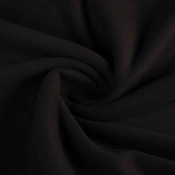Fleece fabric deluxe black