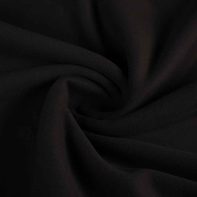 Fleece fabric deluxe black