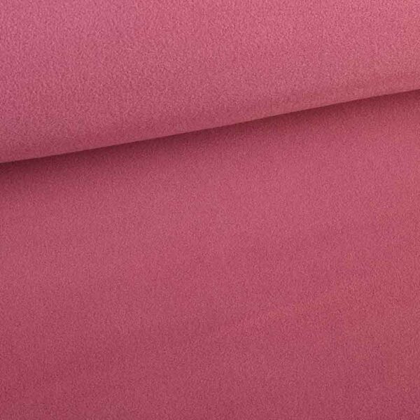 Fleece fabric deluxe dark dusty rose