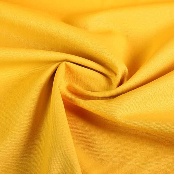 Canvas fabric ochre yellow