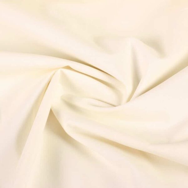 Linen cotton fabric double width ecru