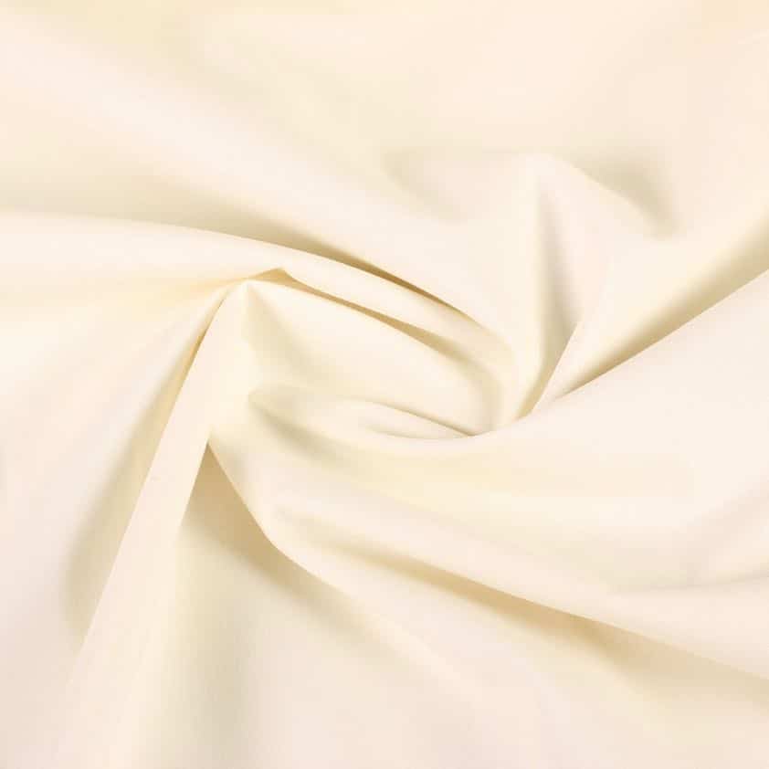 Linen cotton fabric double width ecru
