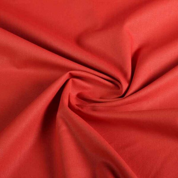 Woven cotton fabric rust