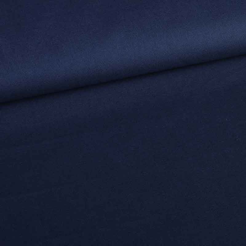 Woven cotton fabric navy