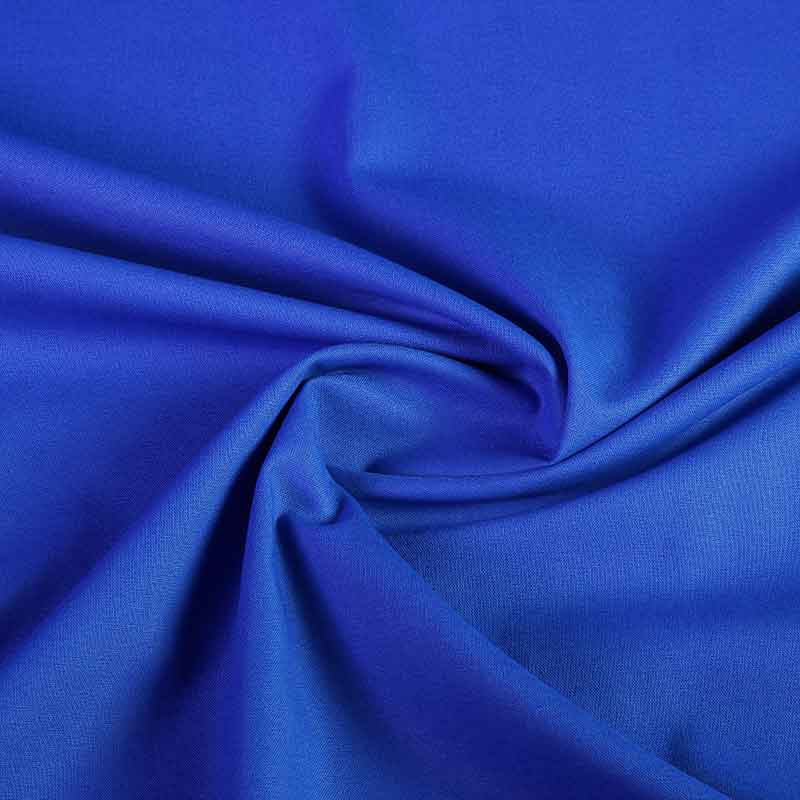 Woven cotton fabric kobalt