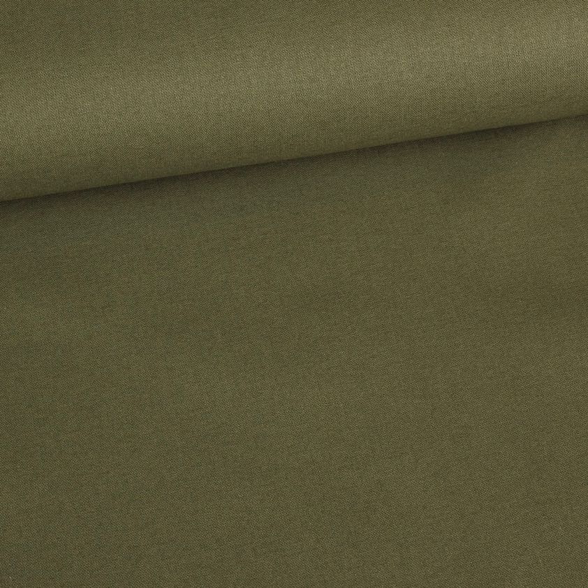 Woven cotton olive green