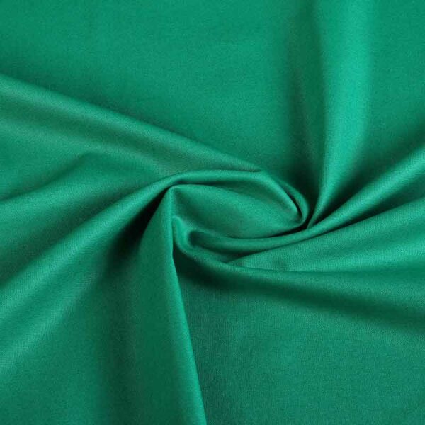 Woven cotton fabric green