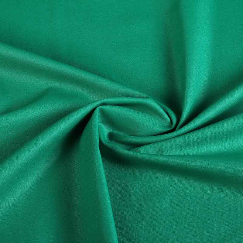 Woven cotton fabric green