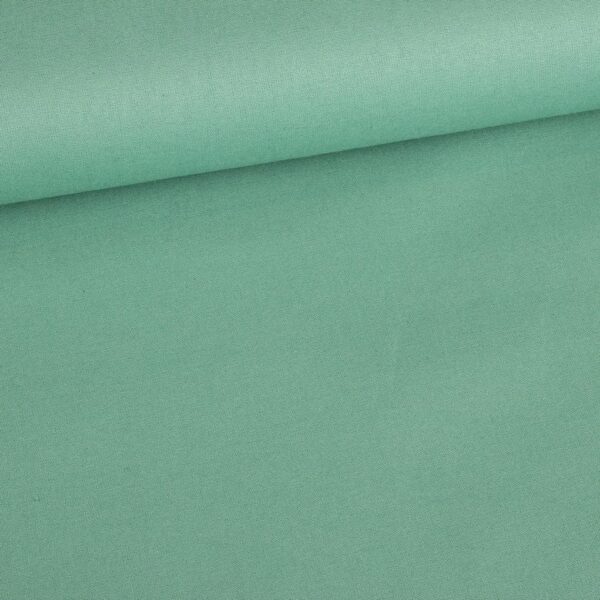 Woven cotton fabric old green