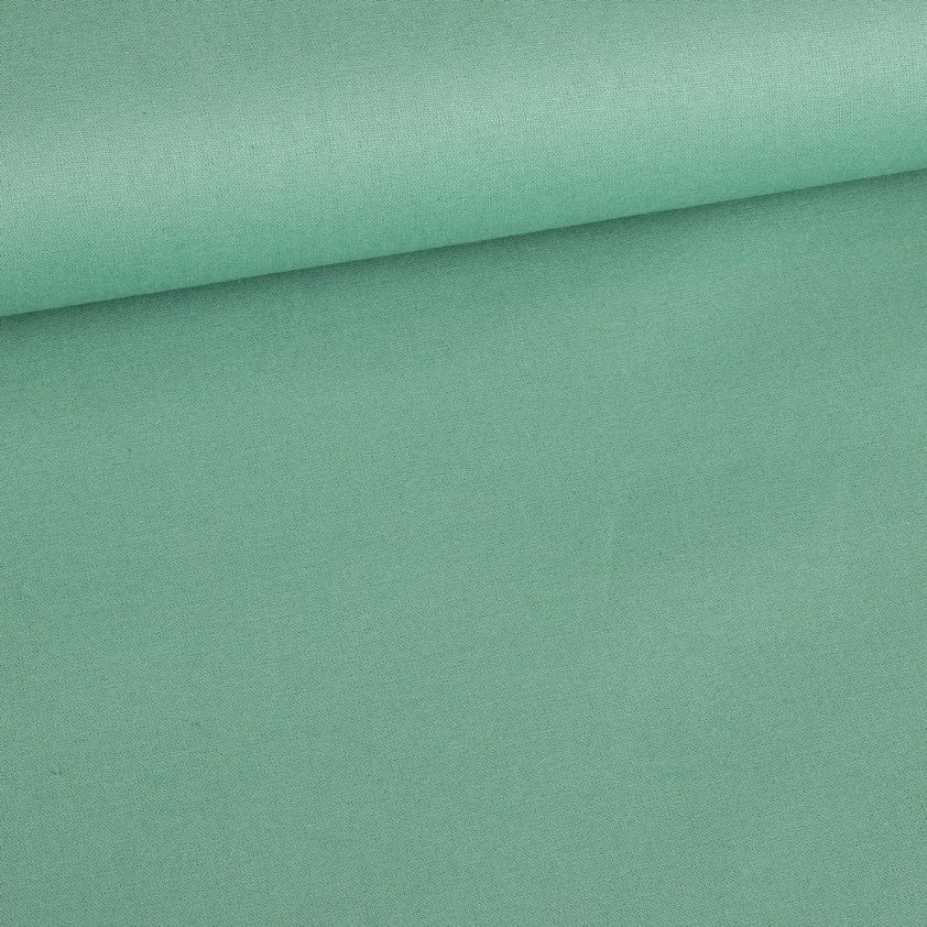 Woven cotton fabric old green