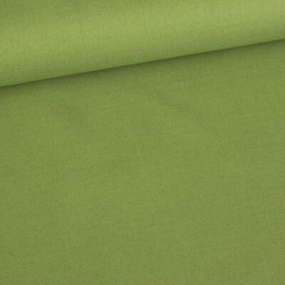 Woven cotton fabric kiwi green