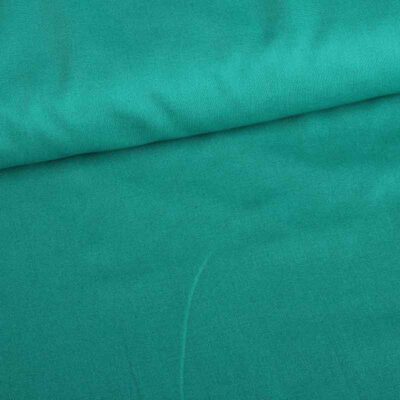 Woven cotton fabric petrol