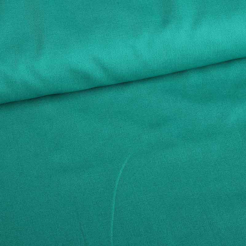 Woven cotton fabric petrol