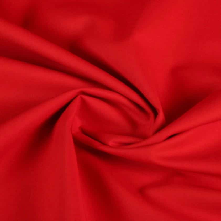 Woven cotton red