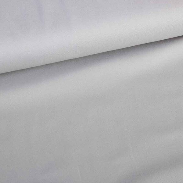 Woven cotton fabric light grey