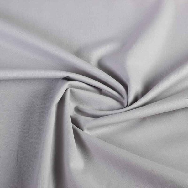 Woven cotton fabric light grey