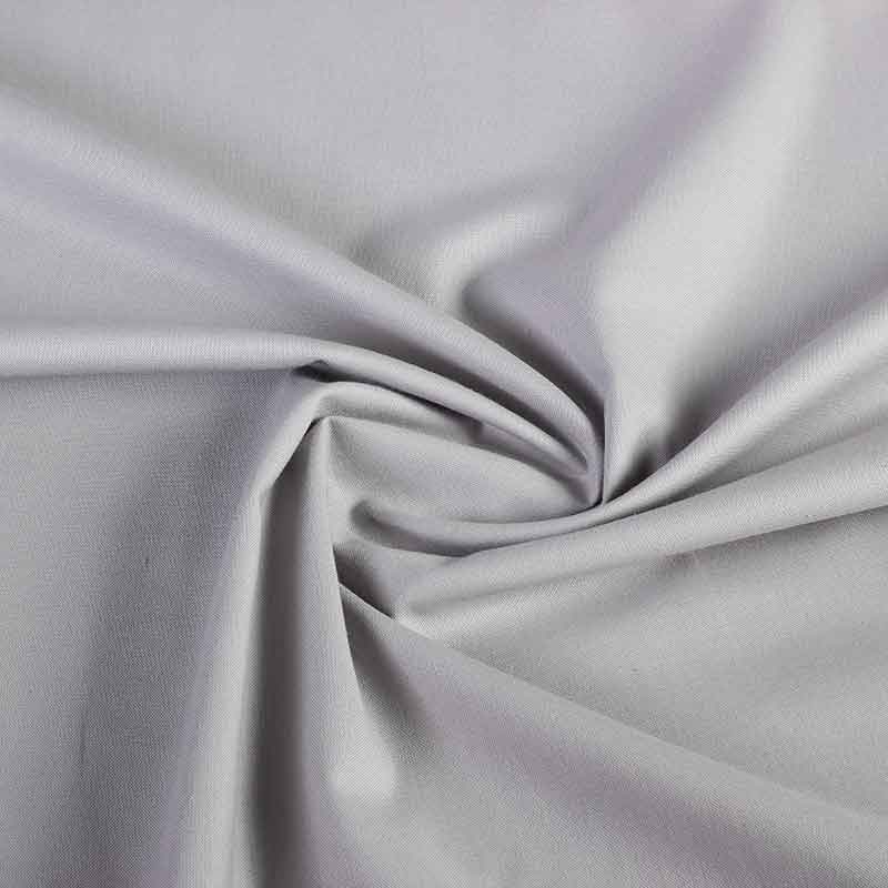 Woven cotton fabric light grey