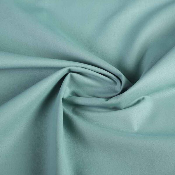 Woven cotton fabric sage green