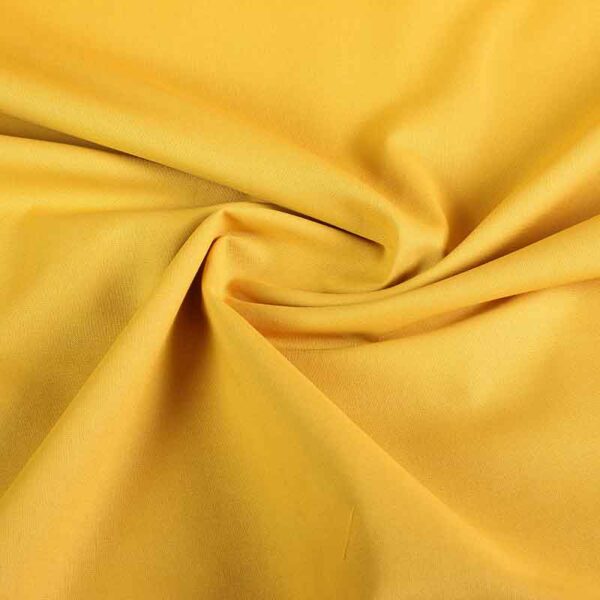 Woven cotton ochre yellow