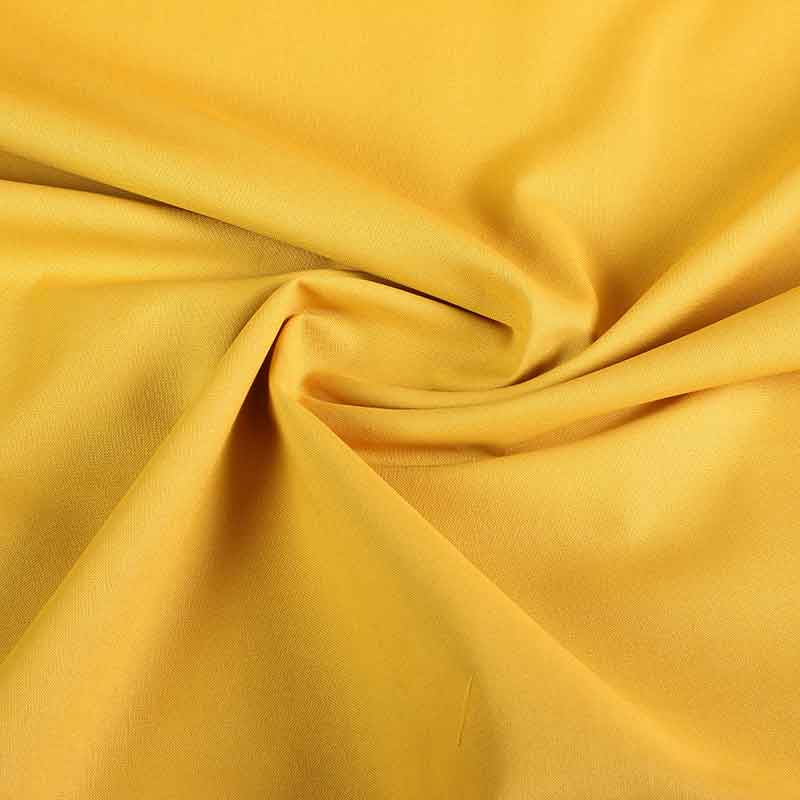 Woven cotton ochre yellow