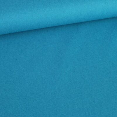 Woven cotton fabric light teal