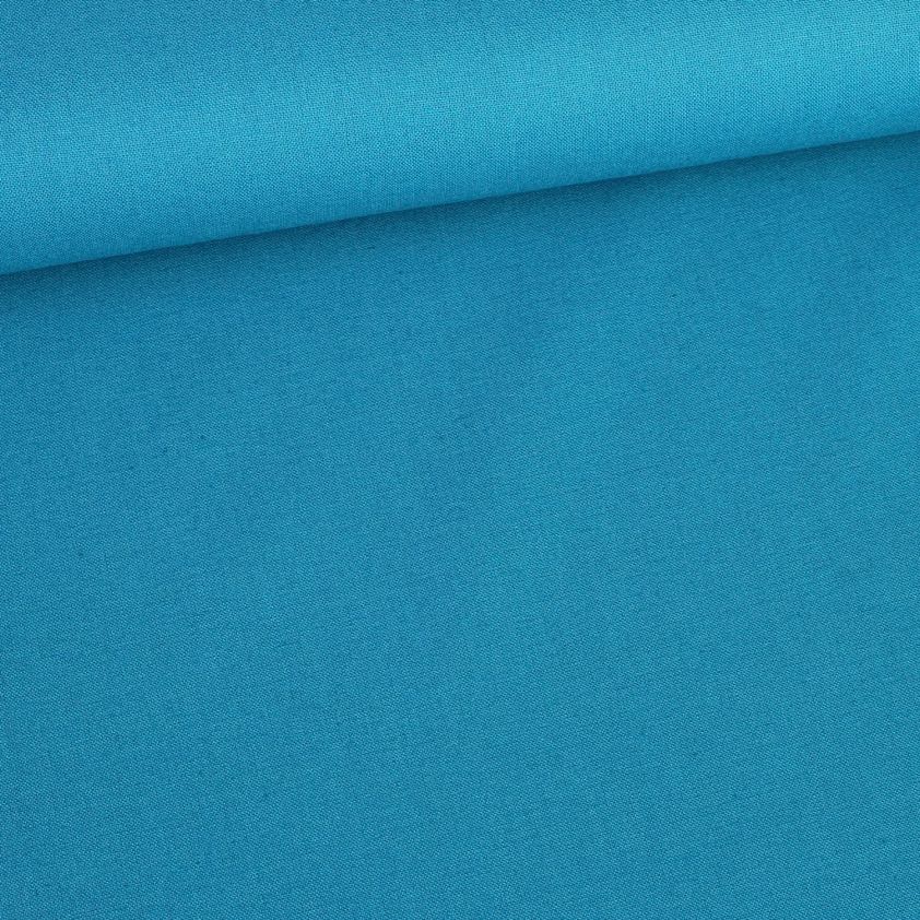 Woven cotton fabric light teal