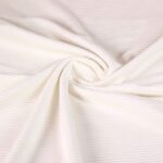 Tricot stof rib cord ecru
