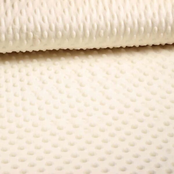 Minky fleece ecru