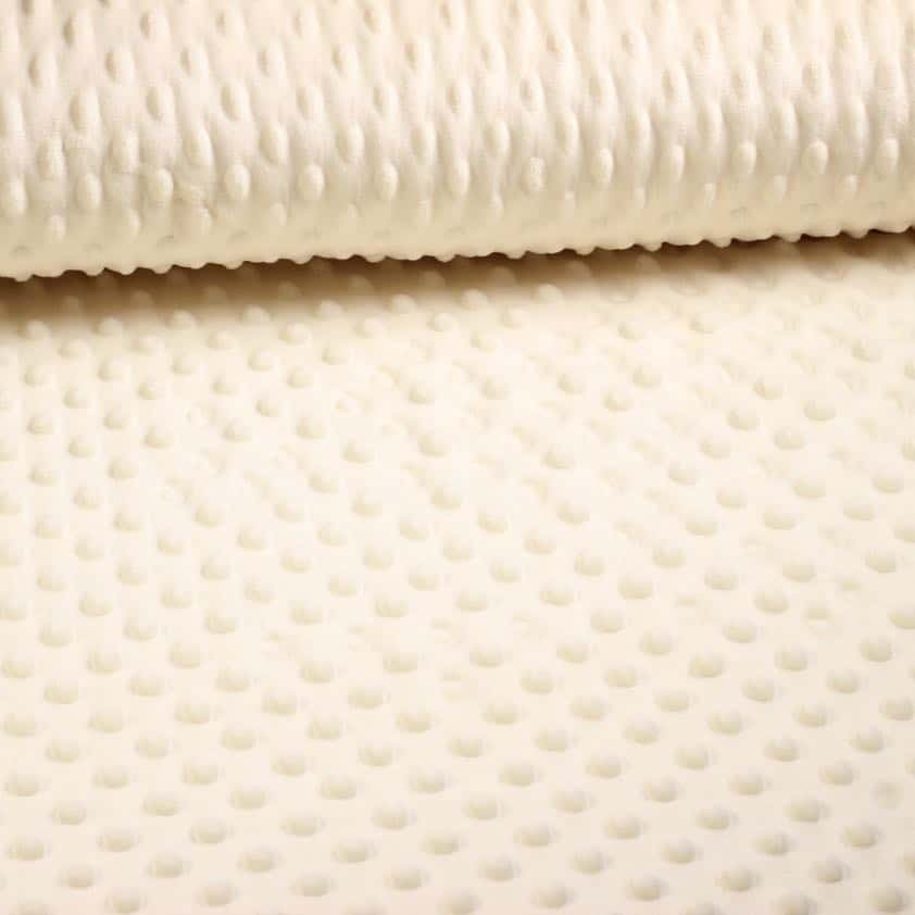 Minky fleece ecru