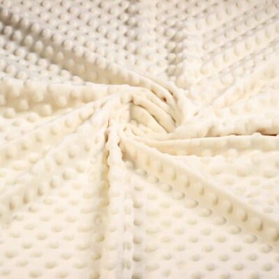 Minky fleece ecru