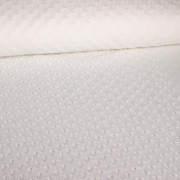 Broderie fabric off white/ecru