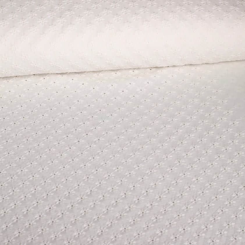 Broderie fabric off white/ecru