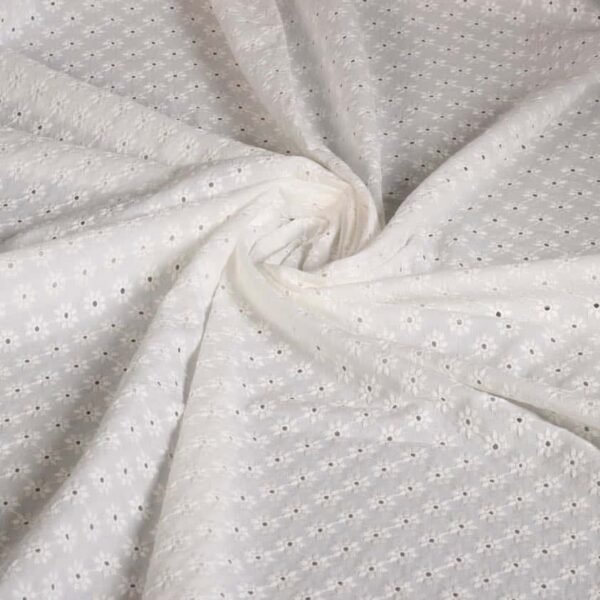 Broderie fabric off white/ecru