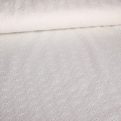 Broderie fabric off white / ecru