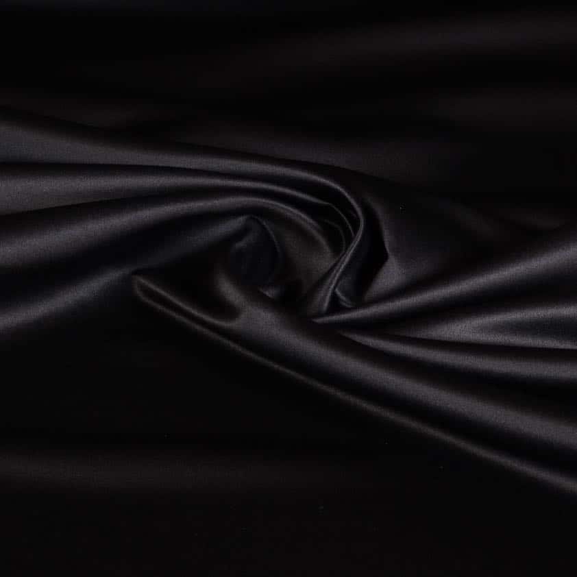 Bridal satin deluxe matt black