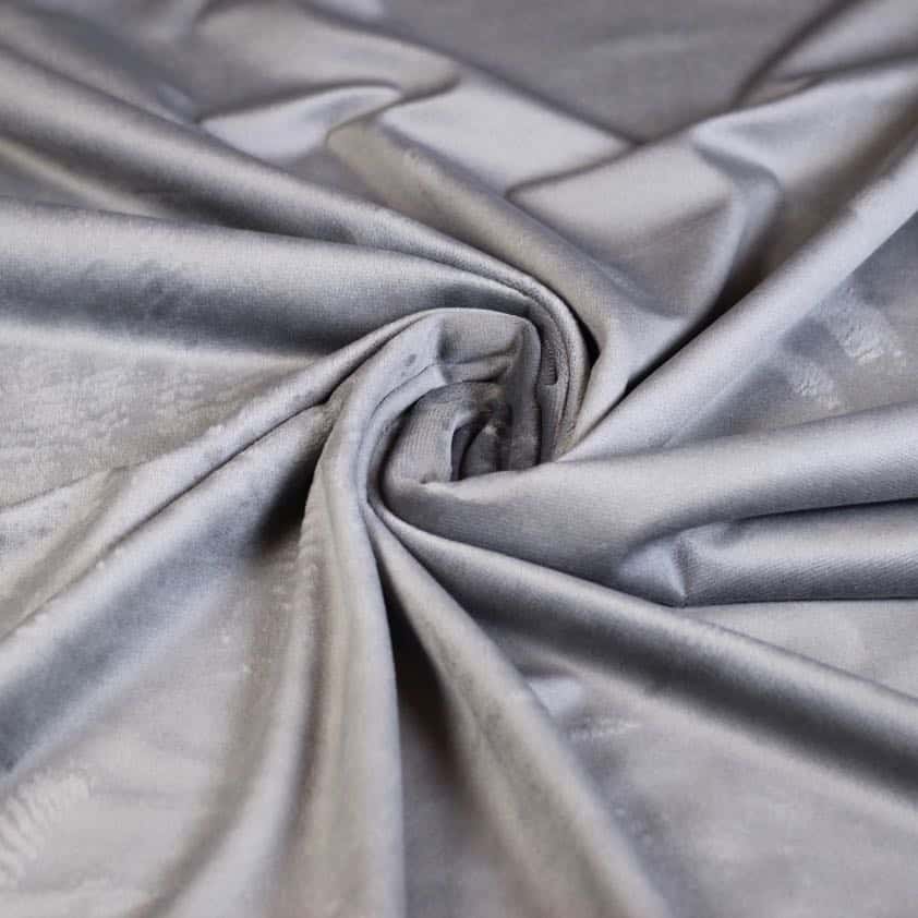 Minky fleece fabric light grey