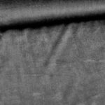 Minky fleece stof zwart