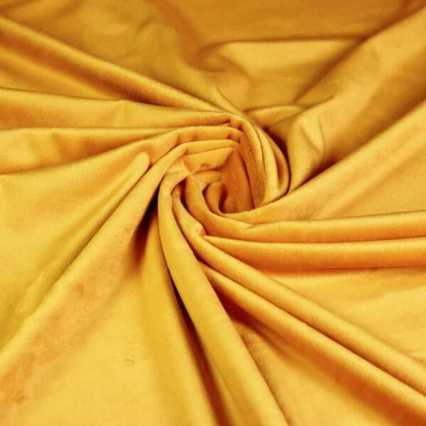 Minky fleece fabric ocker