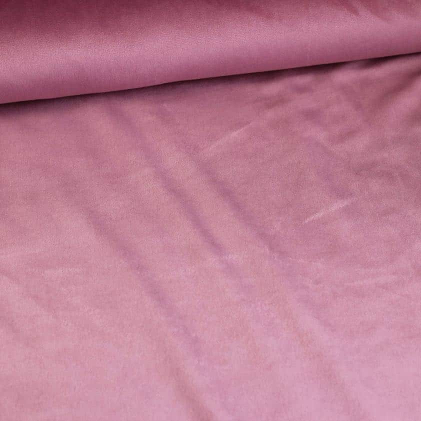 Minky fleece oud roze