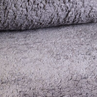 Borg Teddy fabric grey