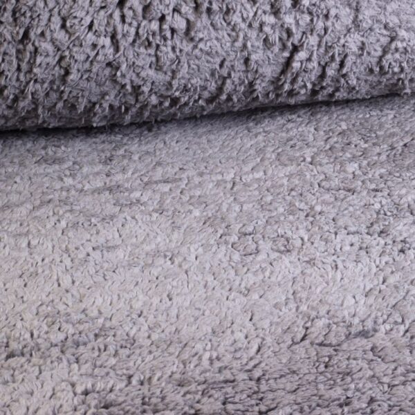 Borg Teddy fabric grey