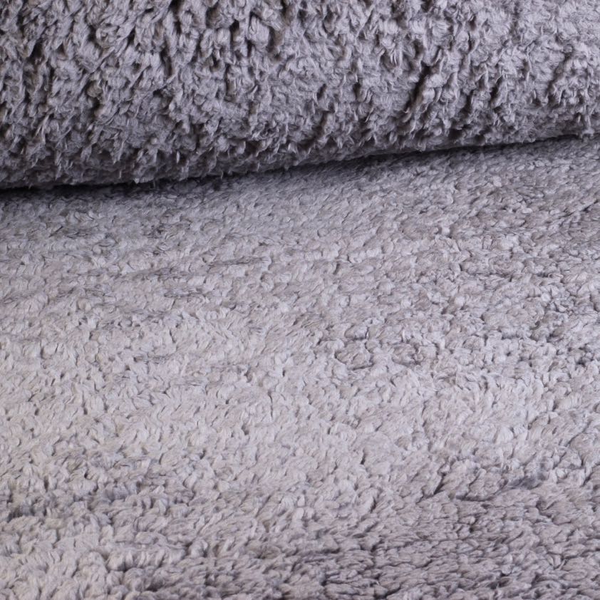 Borg Teddy fabric grey