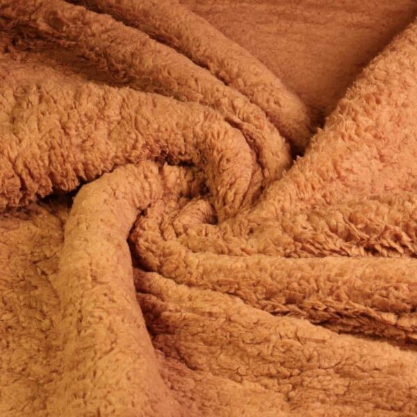 Borg Teddy fabric light brown