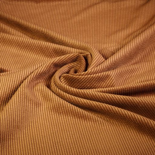Corduroy fabric camel