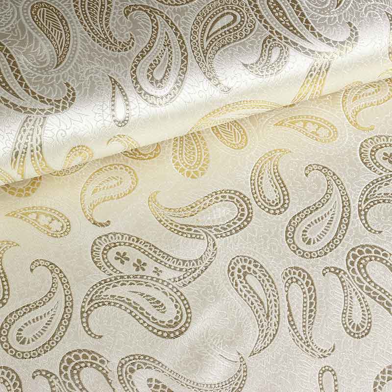 Jacquard paisley gold