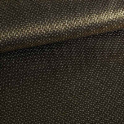 Jacquard mini check metallic black/gold