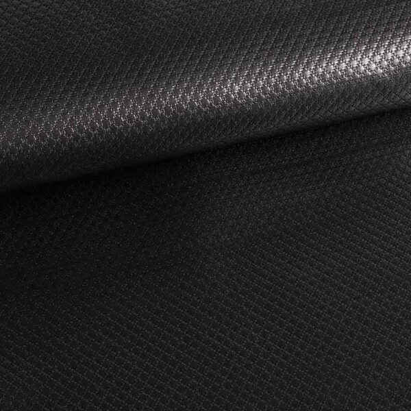 Jacquard fabric mini check metallic black/silver
