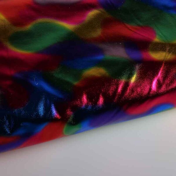 Stretch Lamée fabric multicolor