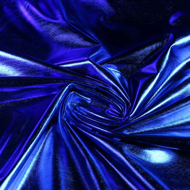 Stretch Lamee fabric cobalt
